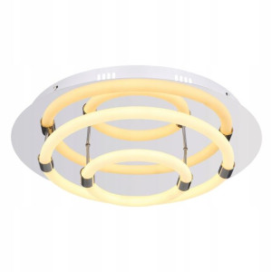 GLOBO Nowoczesny Plafon 65001D1 EPI LED chrom