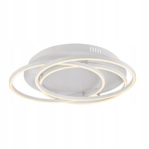 Globo Biały Plafon LED 67097-40W WITTY 3000K