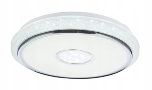 Globo Plafon Dani biały chrom pilot LED 48389-40