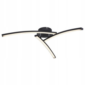 GLOBO Plafon 67129-18 TANSY I LED czarny 18W
