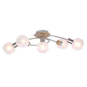 Globo Plafon Spot 54302-5 Loggi Imitacja Drewna