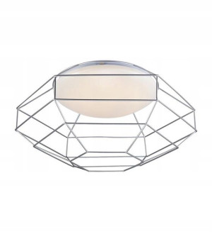 Markslojd Plafon NEST biały srebrny LED 12W 106829