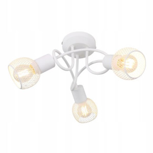 Nowoczesny Plafon Fiastra biały 54028-3W GLOBO