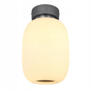 Plafon 15437D1 BOOMER biały opal 12W GLOBO