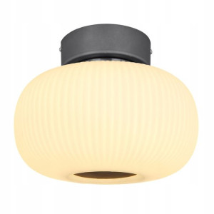 Plafon 15437D BOOMER biały opal 12W GLOBO