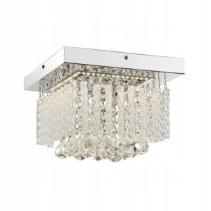Plafon 68396-12 MATHILDA chrom LED kryształy GLOBO