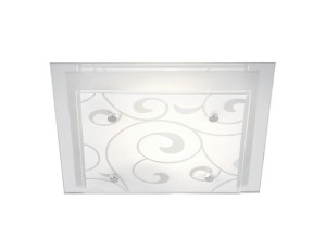 Plafon DIA 48062 GLOBO Szkło Chrom
