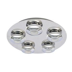 Plafon Elias Hp-932af-05-905 Led Italux Chrom Pr