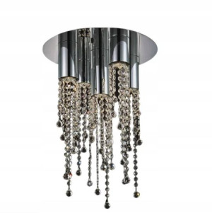 Plafon Larix MX93708-5A Italux Kryształki Chrom