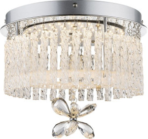 Plafon Mathilda 68397-12 chrom LED 12W GLOBO