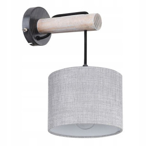 Kinkiet 15378W ROGER E27 GLOBO Drewno WŁ