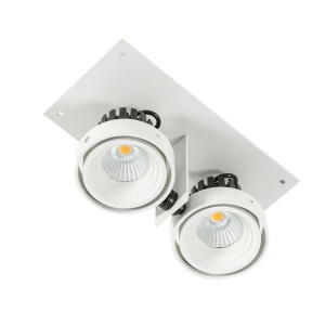 Kinkiet Patrizio GL7118-2/2X12W 3000K WH+BL Italux