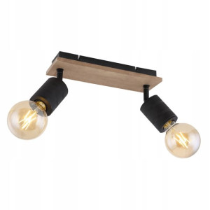 Kinkiet plafon drewno metal 54033-2 JOSELLA GLOBO