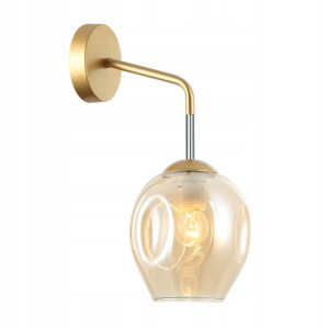 Kinkiet Retro Borgo WL-30843-1 GD+AMB Loft ITALUX