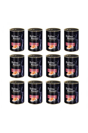 Pakiet Dolina Noteci Premium Bogata w Łososia 12x400 G