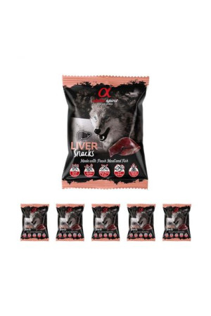 Pakiet Alpha Spirit Przysmak w Kostkach dla Psa z Wątrobą 6 x 50 g