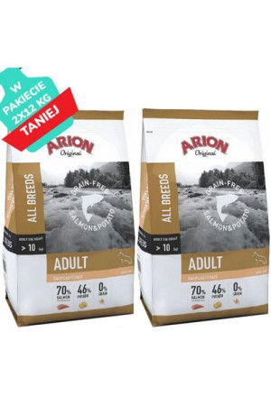 Arion Original Adult Grain Free Salmon & Potato Łosoś & Ziemniak Bezzbożowa