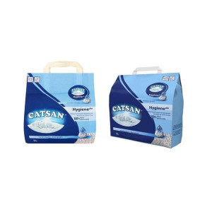 CATSAN Hygiene plus 2x5L - higieniczny żwirek dla kota bentonitowy Niezbryl