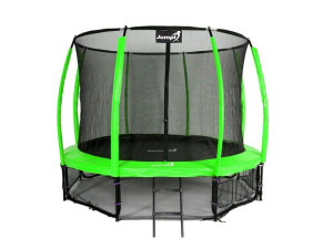 Trampolina Ogrodowa Jumpi 312cm/10FT Maxy Comfort Plus Jasno Zielona Z Wewn