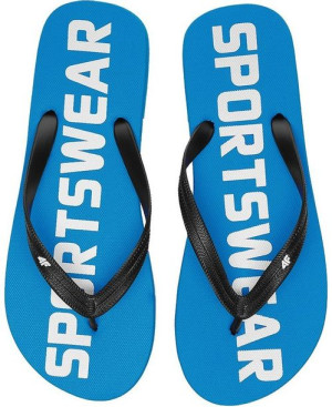 Klapki japonki męskie 4F Flip-Flops niebieskie H4L21 KLM006 33S