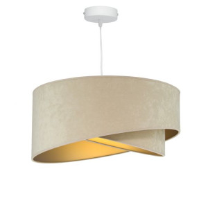 Lampa Sufitowa Zwis Kashmir Abażur Beż