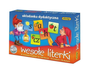 Układanka Wesołe Literki