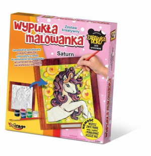 Wypukła Malowanka Jednorożec Saturn