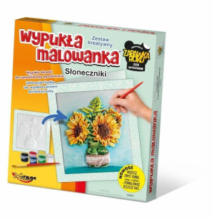 Wypukła Malowanka Kwiaty Słoneczniki