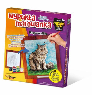 Wypukła Malowanka Koty Ragamuffin