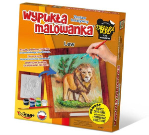 Wypukła Malowanka Zoo Lew