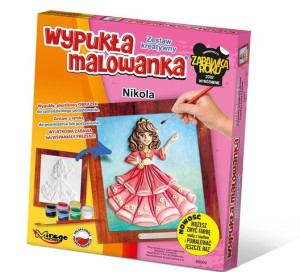 Wypukła Malowanka Księżniczka Nikola