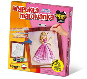 Wypukła Malowanka Księżniczka Paula