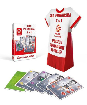 Gra Piłkarska 2w1 Pzpn (koszulka) Cartamundi
