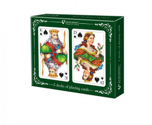 Karty Do Gry Komplet 2 Talie Brydż Poker