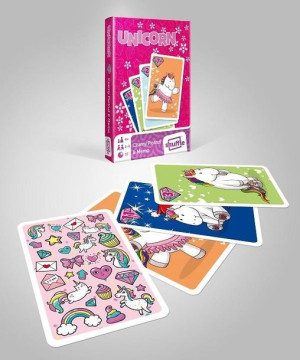 Czarny Piotruś/memo Happy Unicorn Cartamundi