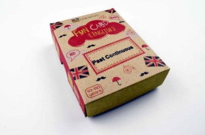 Fun Card English Past Continuous Creativo