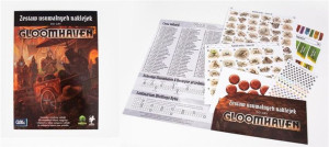 Gloomhaven Zestaw Usuwalnyach Naklejek Albi