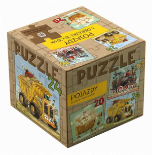 Puzzle 3w1 Pojazdy