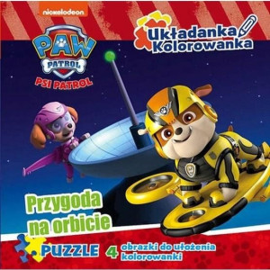 Psi Patrol Układanka, Kolorowanka Przygoda Na