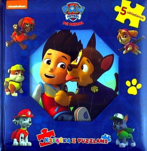 Psi Patrol Książka Z Puzzlami