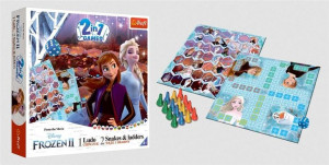 2w1 Chińczyk/węże I Drabiny Frozen 2 Trefl