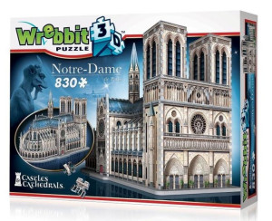 Wrebbit Puzzle 3d 830 El Notre Dame De Paris