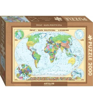Puzzle Świat Polityczny 2 000 El