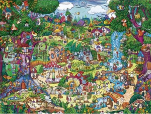 Puzzle 1500 Wspaniały Las (puzzle+plakat)