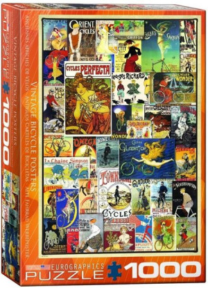 Puzzle 1000 Stare Plakaty Rowery