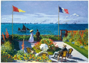 Puzzle 1000 Na Tarasie, Claude Monet,1867