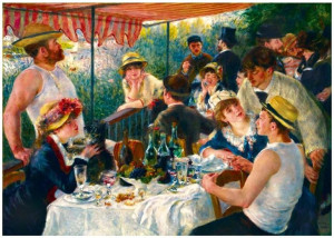 Puzzle 1000 Śniadanie Wioślarzy, Renoir, 1881