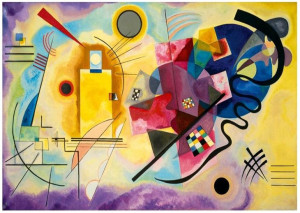 Puzzle 1000 Żółty, Czerwony, Niebieski, Kandinsky
