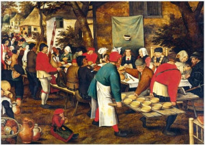 Puzzle 1000 Chłopskie Wesele, Brueghel