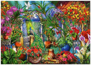 Puzzle 1000 Tropikalny Domek Ciro Marchetti